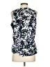 Banana Republic 100% Polyester Silver Sleeveless Blouse Size S - photo 2