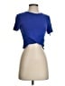 Superdown Blue Short Sleeve Top Size S - photo 1