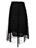 Zara 100% Polyester Black Formal Skirt Size M - photo 1