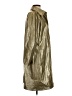 Newport News 100% Nylon Metallic Gold Raincoat Size S - photo 4