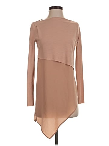 Zara W&B Collection Long Sleeve Blouse (view 1)