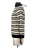 Chaser Stripes Tan Turtleneck Sweater Size S - photo 5