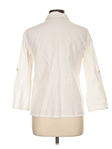 Harve Benard 3/4 Sleeve Button-Down Shirt (view 2)