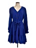 Shein 100% Polyester Blue Casual Dress Size 12 - photo 1