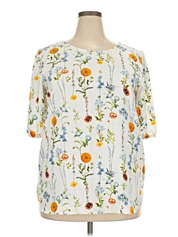Remade 3/4 Sleeve Blouse (view 1)