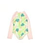 Assorted Brands Tropical Pink Rash Guard Size 8 - 10 - photo 1