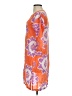 Echo Print Orange Casual Dress Size S - photo 5