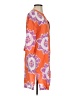 Echo Print Orange Casual Dress Size S - photo 4