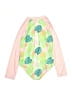 Assorted Brands Tropical Pink Rash Guard Size 8 - 10 - photo 2