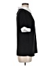 Unbranded 100% Polyester Color Block Black Short Sleeve Top Size 6 - photo 4