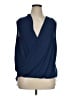 Pleione 100% Polyester Blue Sleeveless Blouse Size XL - photo 1