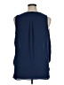 Pleione 100% Polyester Blue Sleeveless Blouse Size XL - photo 2