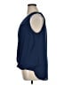 Pleione 100% Polyester Blue Sleeveless Blouse Size XL - photo 5