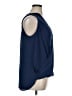 Pleione 100% Polyester Blue Sleeveless Blouse Size XL - photo 4