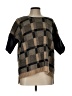 Club Monaco Houndstooth Brown Pullover Sweater Size L - photo 1