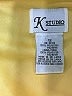 K Studio 100% Polyester Yellow Short Sleeve Blouse Size 12 - photo 7