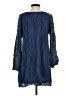 Entro Blue 3/4 Sleeve Blouse Size S - photo 2