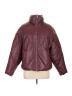 CoffeeShop 100% Polyester Solid Burgundy Jacket Size L - photo 1
