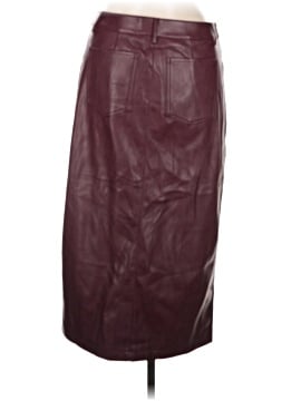 7 For All Mankind Faux Leather Skirt (view 2)