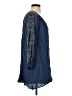 Entro Blue 3/4 Sleeve Blouse Size S - photo 4