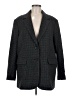 Coach Houndstooth Gray Wool Blazer Size M - photo 1