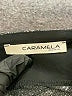 Caramela Metallic Silver Short Sleeve Blouse Size M - photo 7