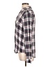 Paige 100% Viscose Plaid Gray Long Sleeve Button-Down Shirt Size L - photo 5