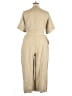 Everlane 100% Flax Solid Tan Jumpsuit Size 16 - photo 2