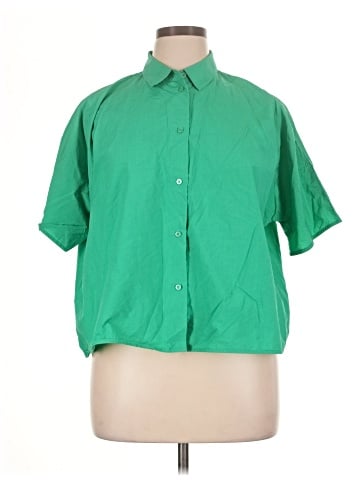 Cos Short Sleeve Button-Down Shirt (view 1)