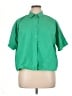 Cos Green Short Sleeve Button-Down Shirt Size 14 - photo 1