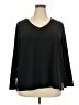 Lands' End Black 3/4 Sleeve T-Shirt Size 2X - photo 1
