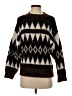 MNG Argyle Brown Pullover Sweater Size XS - photo 1