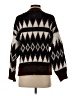 MNG Argyle Brown Pullover Sweater Size XS - photo 2