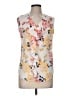 Simply Styled 100% Polyester White Sleeveless Blouse Size M - photo 1