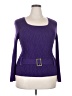 Assorted Brands Purple Pullover Sweater Size XXL - photo 1
