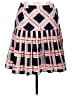 Donna Morgan 100% Polyester Argyle Blue Casual Skirt Size 14 - photo 1