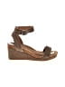Lucky Brand 100% Leather Brown Wedges Size 7 - photo 1