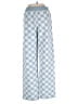 OAK + FORT Checkered-gingham Blue Casual Pants Size XS - photo 2