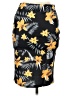 Unbranded Tropical Floral Black Casual Skirt Size L - photo 1