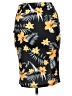 Unbranded Tropical Floral Black Casual Skirt Size L - photo 2