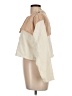 Zara 100% Cotton Color Block Ivory Jacket Size L - photo 5