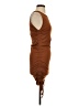 BTFBM Solid Brown Casual Dress Size S - photo 4