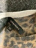 Olivaceous Animal Print Brown Turtleneck Sweater Size XS - photo 7