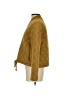 Amuse Society Argyle Gold Jacket Size S - photo 5