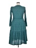 Assorted Brands Chevron-herringbone Teal Casual Dress Size L - photo 2