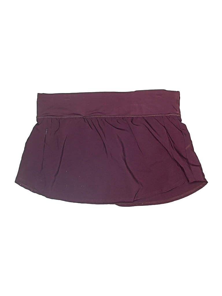 Pre-owned Title Nine Casual Skirt In Burgundy