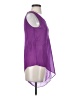 Helmut Lang Purple Short Sleeve Blouse Size P (estimated, petite) - photo 4