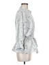 Sweet Rain 100% Polyester Gray 3/4 Sleeve Blouse Size M - photo 4
