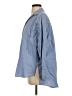 Zara Blue 3/4 Sleeve Button-Down Shirt Size S - photo 5