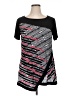 Avenue Graphic Black Casual Dress Size 14 Plus - photo 1